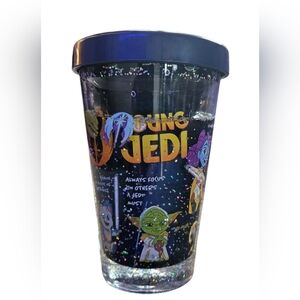 NWOT Disney Star Wars Young Jedi Adventures 8 Oz Glitter Tumbler Kids No Straw
